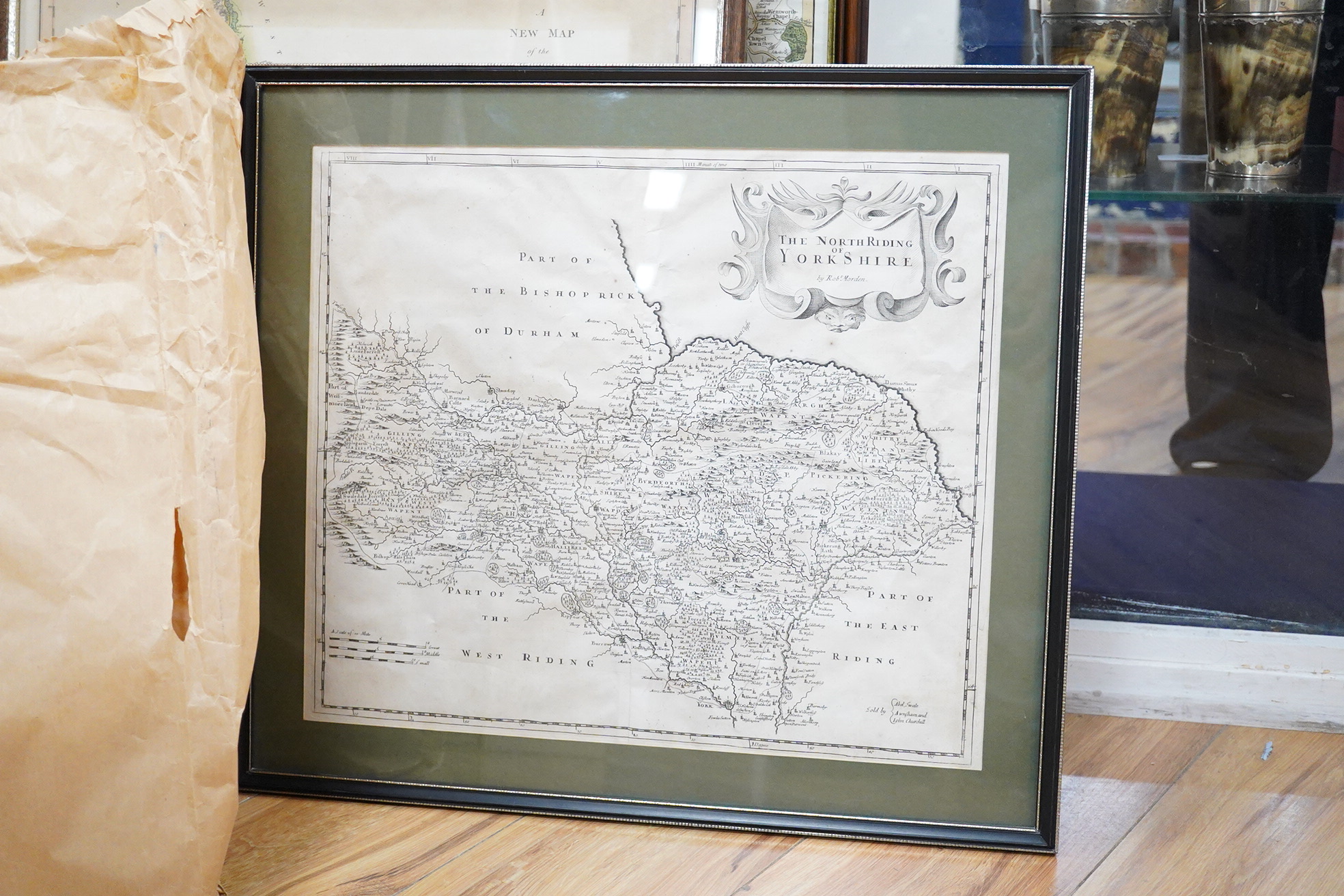 A collection of maps to include, After Stockdale, A New Map of the County Around Manchester, After Robert Morden, The County Palatine of Lancaster and various other unframed antique maps to include Continental and Britis